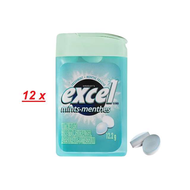 Excel Mints Freshmint 12 x 12,2 g Wrigley's Fresh Mint Candy 18 Per Package FREE FAST SHIPPING eBay Canada