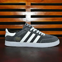 Sepatu Adidas Gazelle Warna Abu-abu Putih