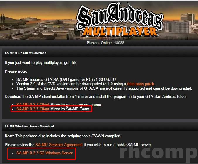 Cara Bermain GTA SA Multiplayer Dengan LAN