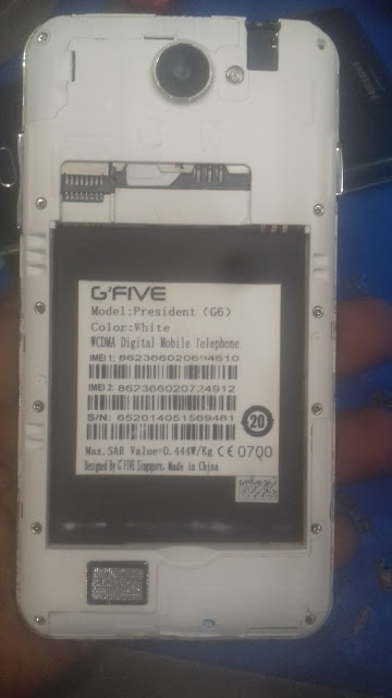 GFIVE PRESIDENT G6 FLASH FILE MT6582 100% TESTED