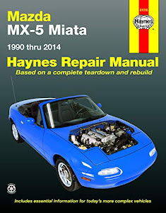 Mazda MX-5 Miata for Mazda MX-5 Miata models (1990-2014) Haynes Repair Manual (U