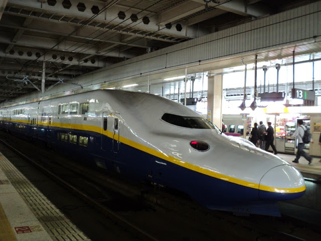 Ultra modern Shinkansen bullet train. Tokyo Consult. TokyoConsult.