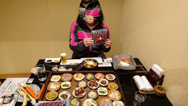 北海道 登別石水亭 桜房 夕食バイキング