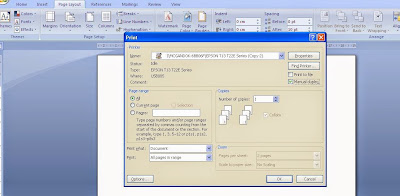 Cara Membuat dan Mencetak Buku pada Ms. Word 2007 Dengan Sederhana.