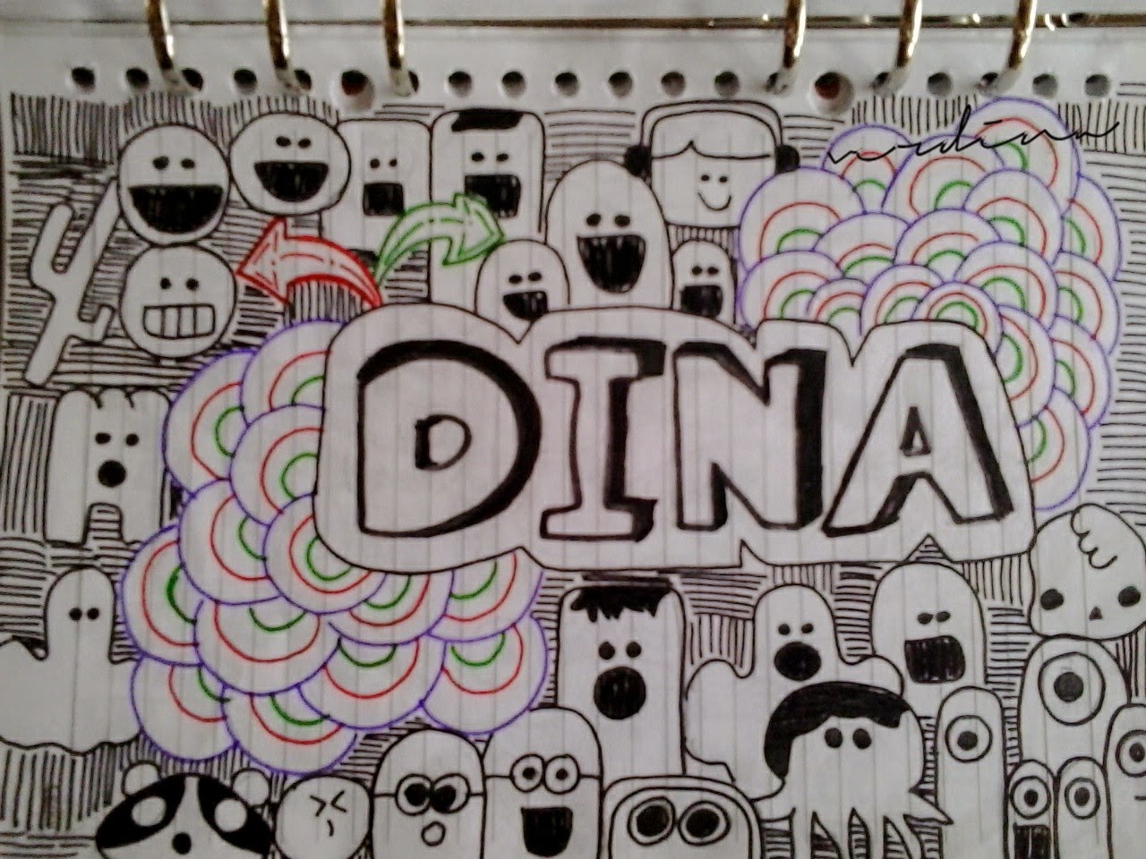 D I N A  KUDET: Doodle Art