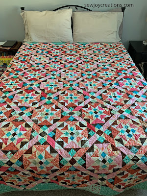 quilt front On Ringo Lake Bonnie Hunter mystery