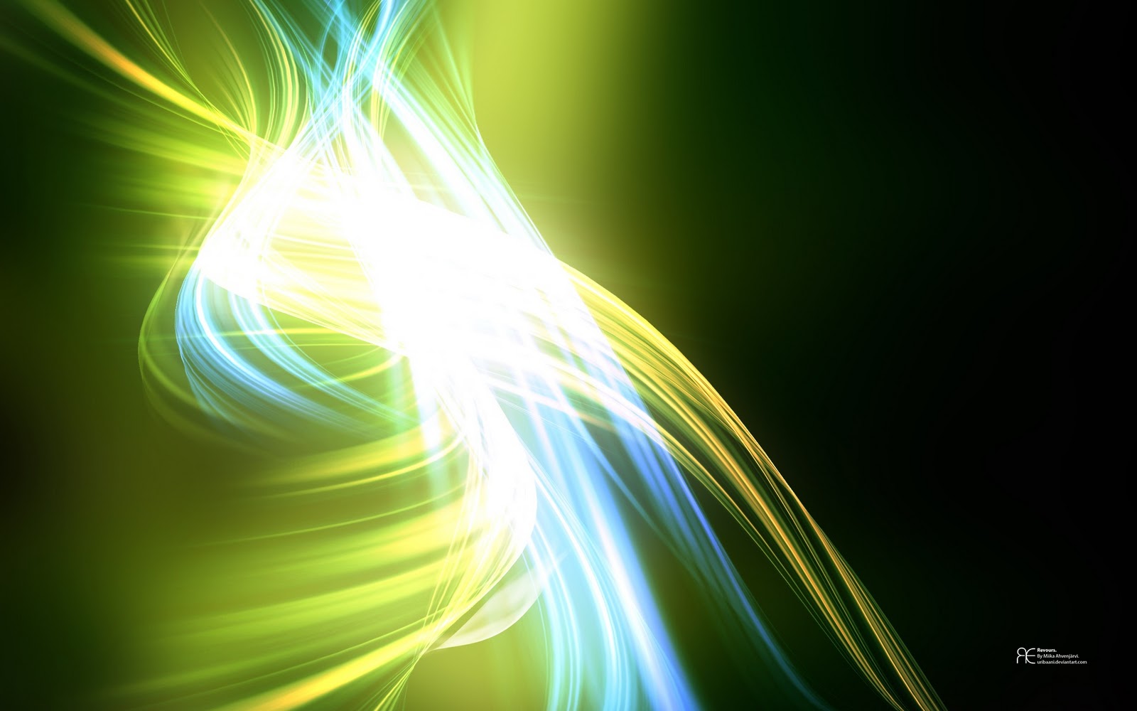 Green 3D Abstract Desktop Backgrounds