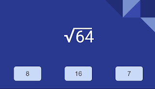 What is the square root of 64?