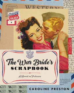 Review: The War Bride's Scrapbook by Caroline Preston 