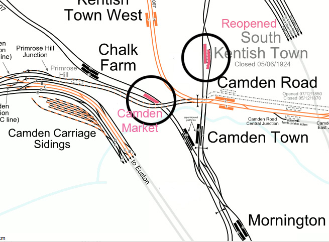 How station and platform layout of these two new stations would appear (Mapping courtesy of carto metro)