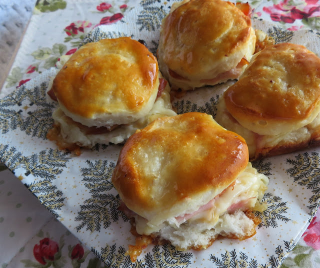 Honey Ham Biscuit Sliders