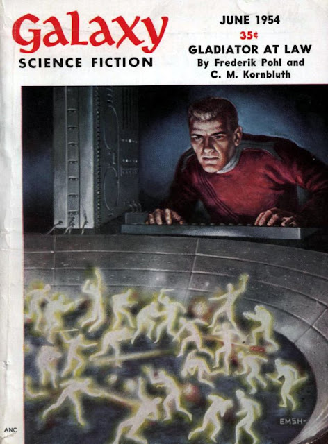 Portadas de la revista Galaxy Science Fiction en los años 50