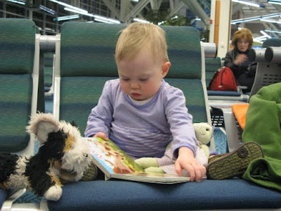 waiting for the plane