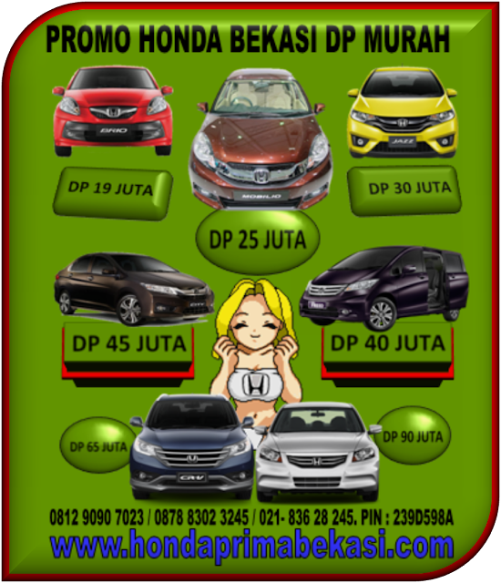 PROMO HONDA CIKARANG DP MINIM