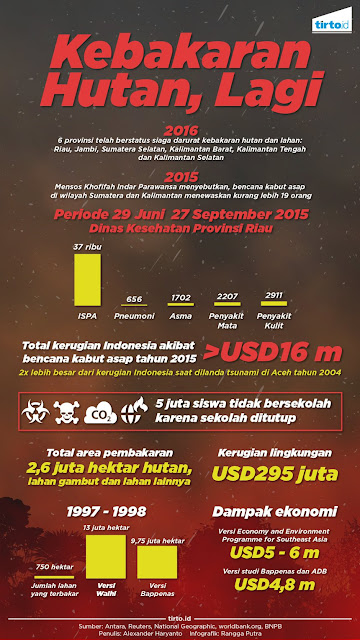 Kerugian Masif Kebakaran Hutan Indonesia