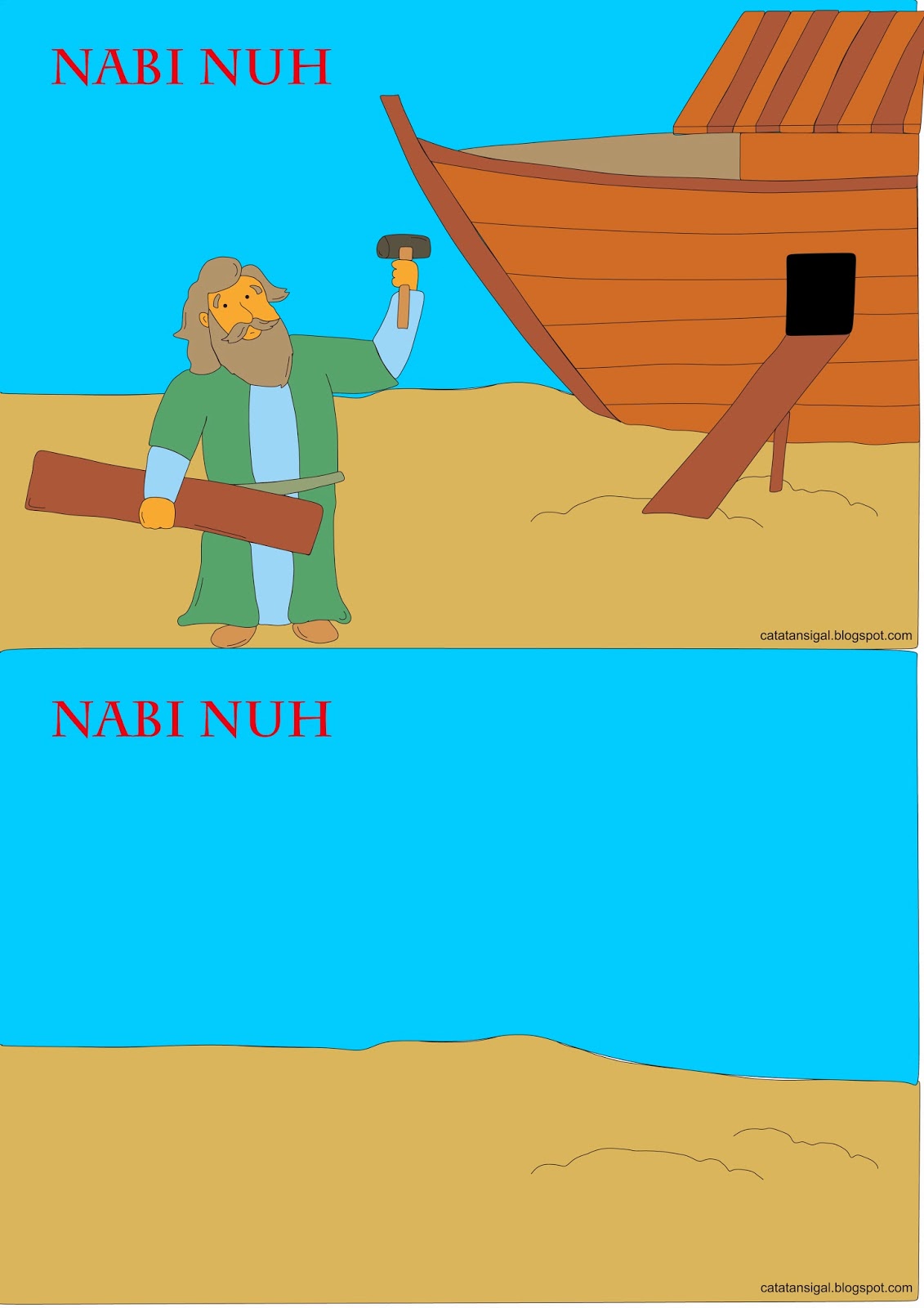 Catatan SiGal: Mari Membuat Pop Up Cerita Nabi Nuh