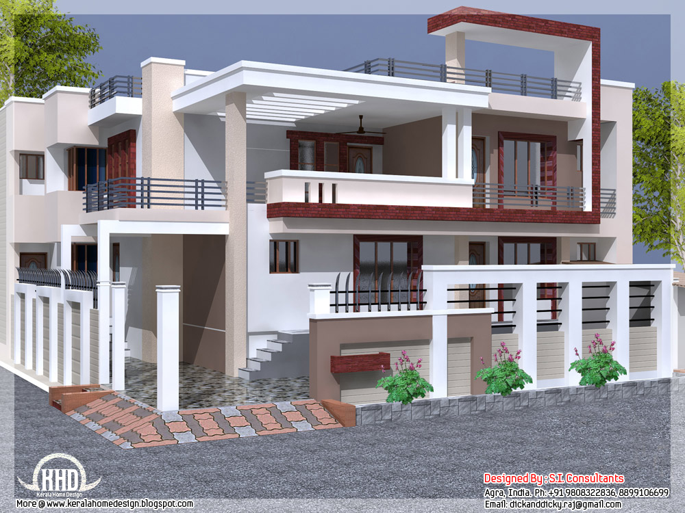 India house design with free floor plan