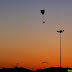 Paramotor no largo da Tocha