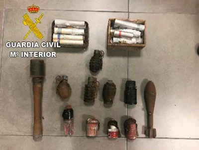 encuentran en santa brígida, gran canaria, artefactos explosivos