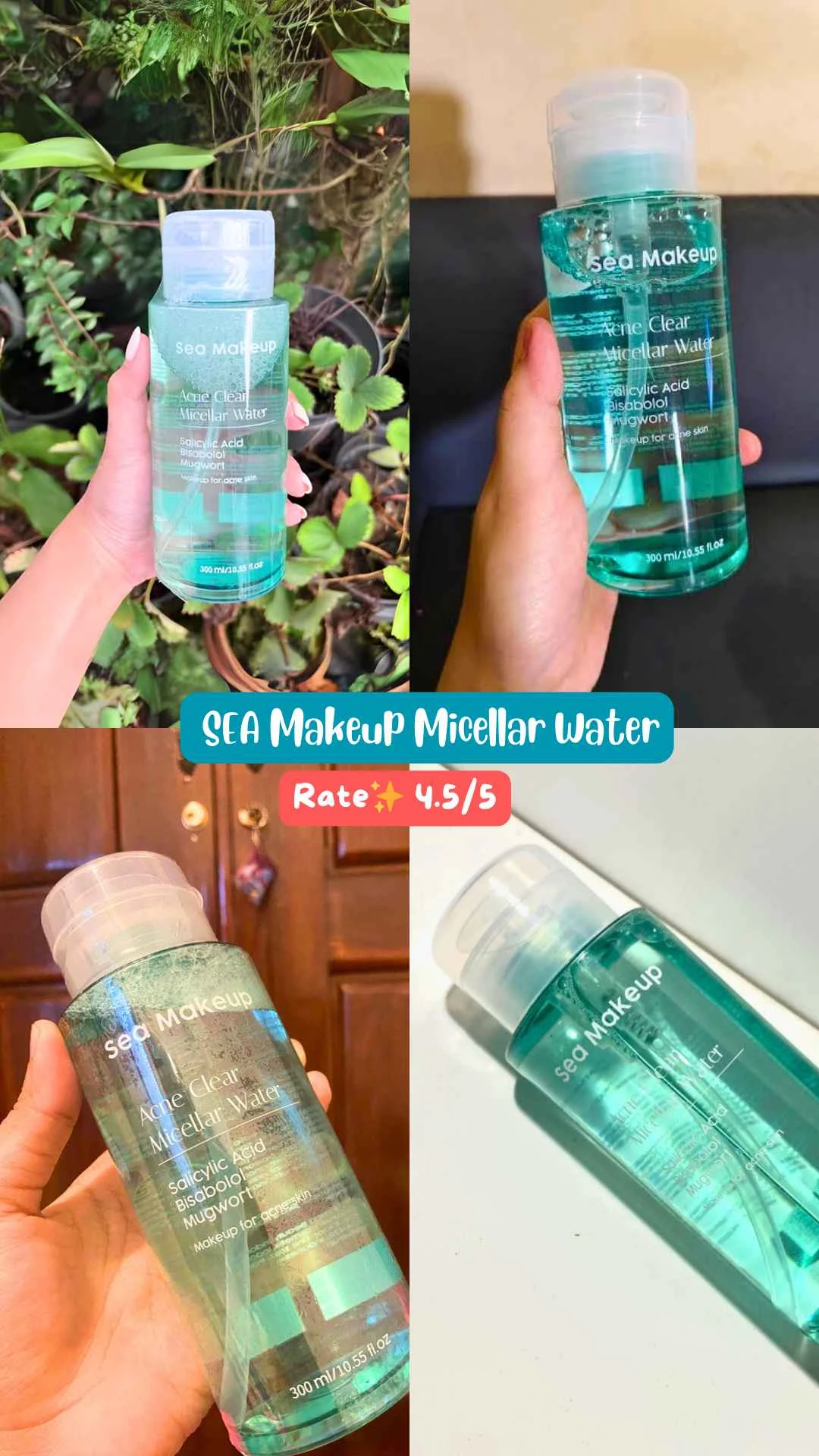 review SEA Makeup Acne Clear Micellar Water