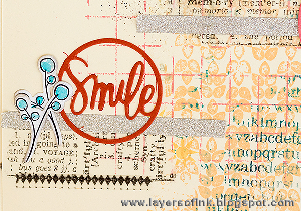 Layers of ink - Create Art Journal tutorial by Anna-Karin with My Favorite dies by Simon Says Stamp.