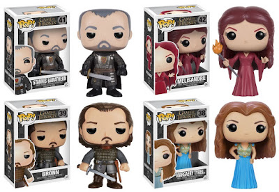 Game of Thrones Pop! Series 6 by Funko - Stannis Baratheon, Melisandre, Bronn, Margaery Tyrell