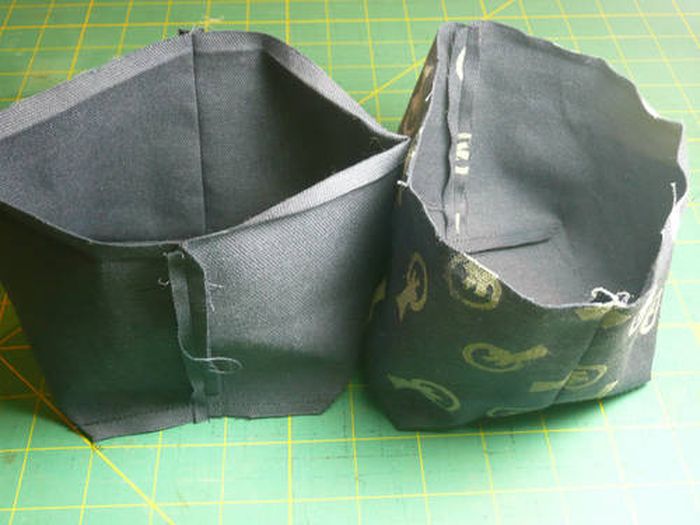 Fabric Bucket TUTORIAL and PATTERN