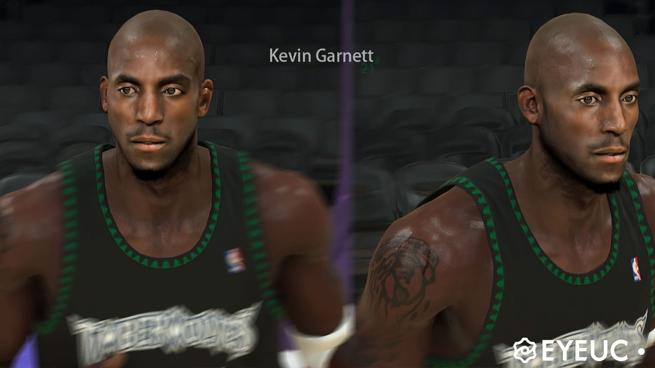 NBA 2K23 Kevin Garnett Retro Cyberface