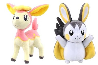 Pokemon Plush Deerling Emolga Tomy