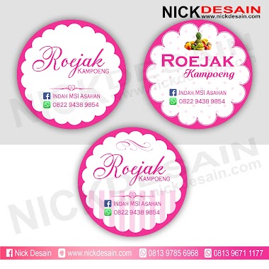 Contoh Desain Logo Olshop Pink Putih - Jasa Desain Online