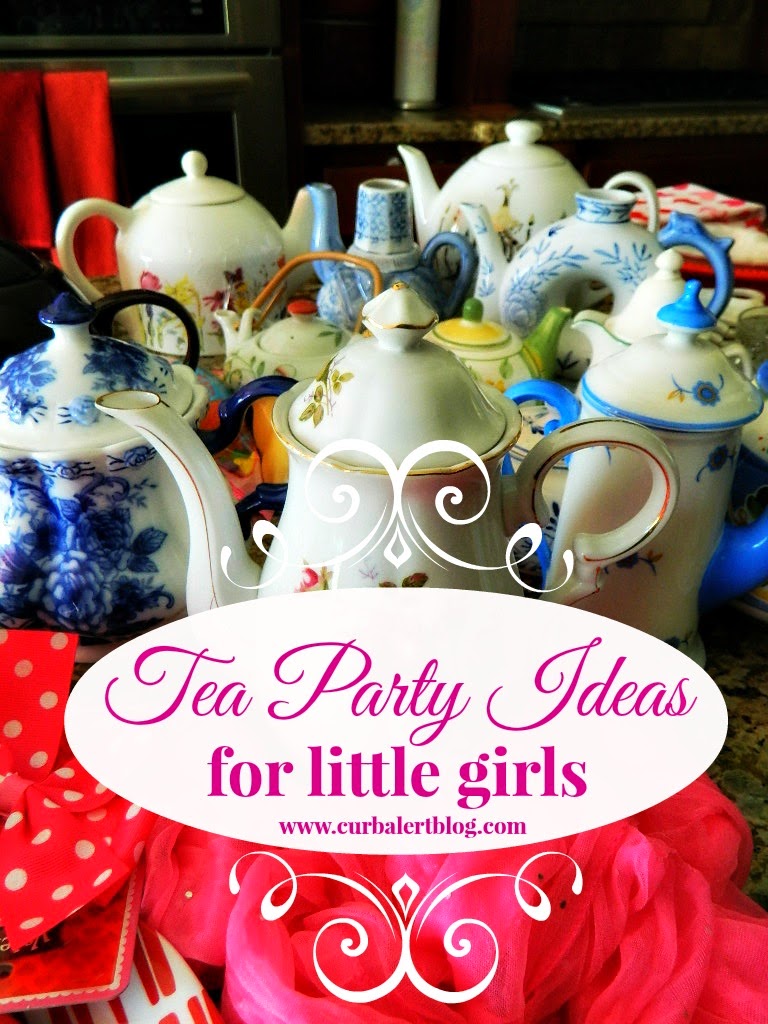Curb Alert Tea Party  Ideas  for Little  Girls 