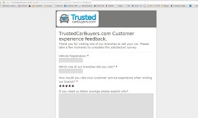 The Link that Trusted Car Buyers will send to Unhappy Customers so the details stay private