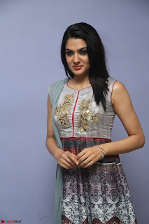 Sakshi Chaudhary Beautiful Emroidery Work Sleeveless Anarkali Dress 036.JPG