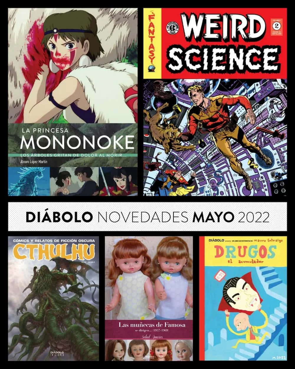Diábolo Ediciones, Novedades de Mayo 2022