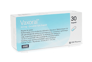 Vaxoral 3,5 Mg 30 Kapsül