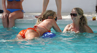 Chanelle Hayes Chilling Out In A Bikini By The Pool At Buddha Bar