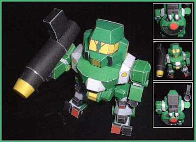 Robot  Papercraft - SD Walker Galliar