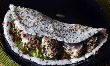 Massa de Tapioca com Linhaça