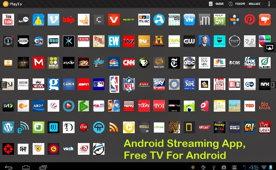 Android Streaming App, Free TV For Android ~ The Hightech Post