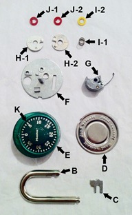 Sheva Apelbaum Combo Lock Parts 2