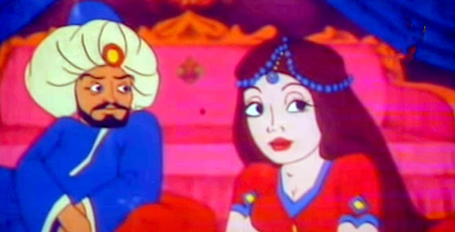 Scheherazade and Shahryar's famous animated version in Egypt "1989"