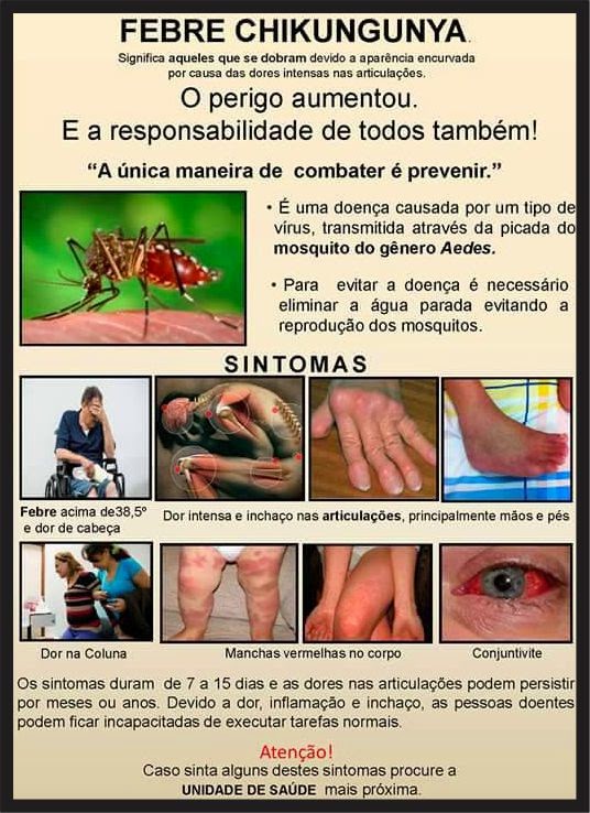 Grande número de casos de Febre Chikungunya continua assustando a população de Santa Cruz