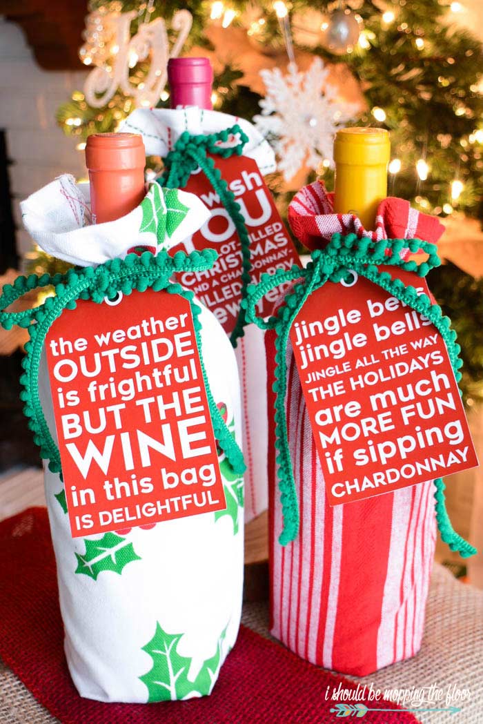 Wine Bottle Gift Tags