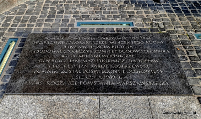 Warszawa Warsaw warszawskie pomniki powstanie warszawskie 1944 1989