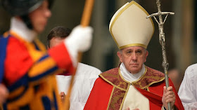 Pope Francis and Swiss Guards