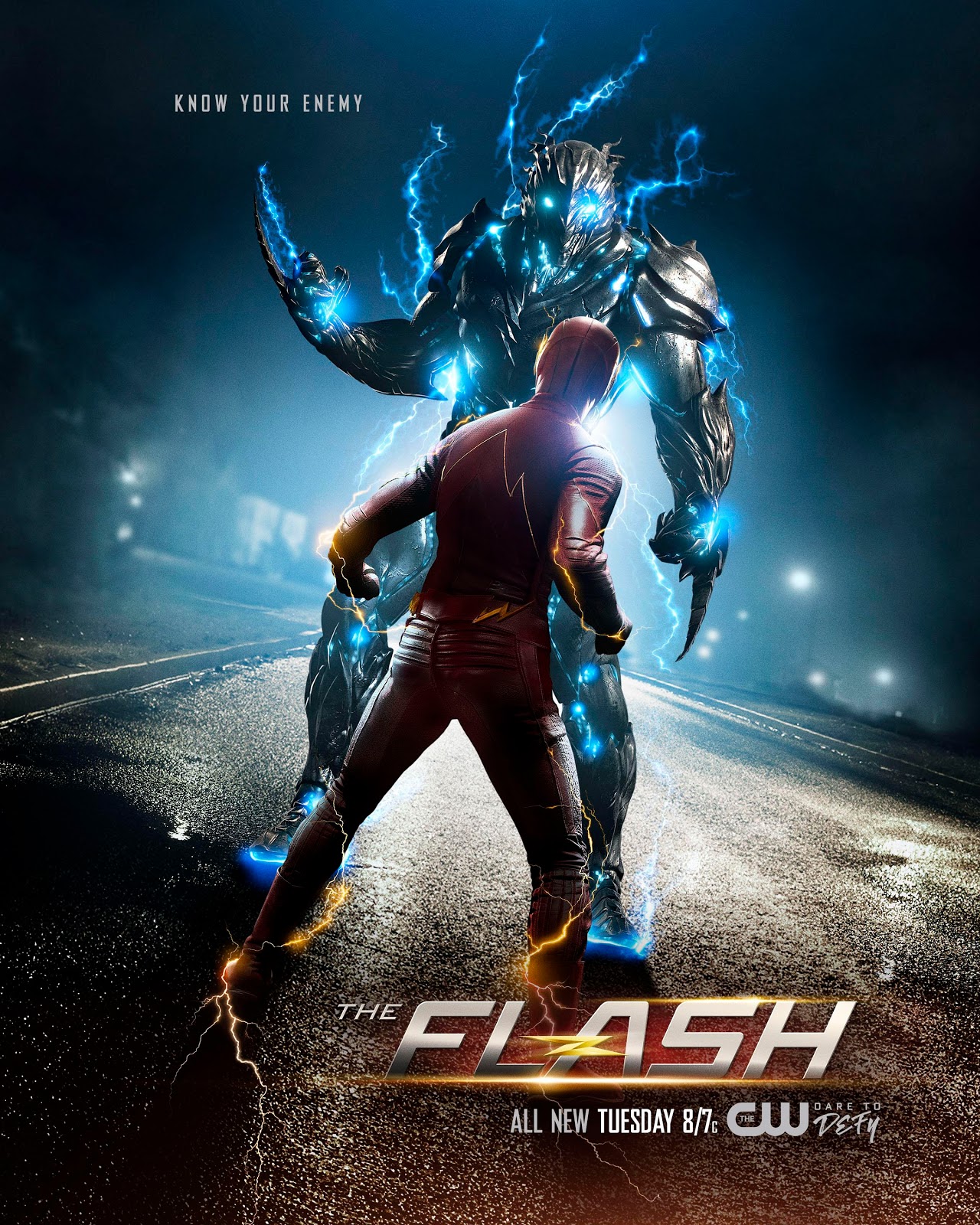 The Flash 3x19 Once and Future Flash poster