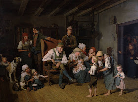 Familia camponesa na Austria