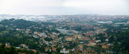 Panoràmica vers el mar des del Turo de Dos Pins