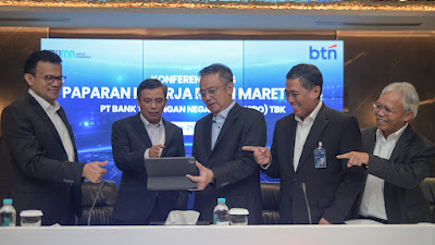 Kuartal I/2024, Penyaluran Kredit BTN Tembus Rp 344,2 Triliun