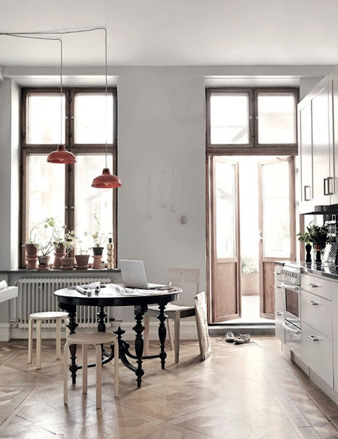 Kitchen - Parquet Panels + Parquet Borders